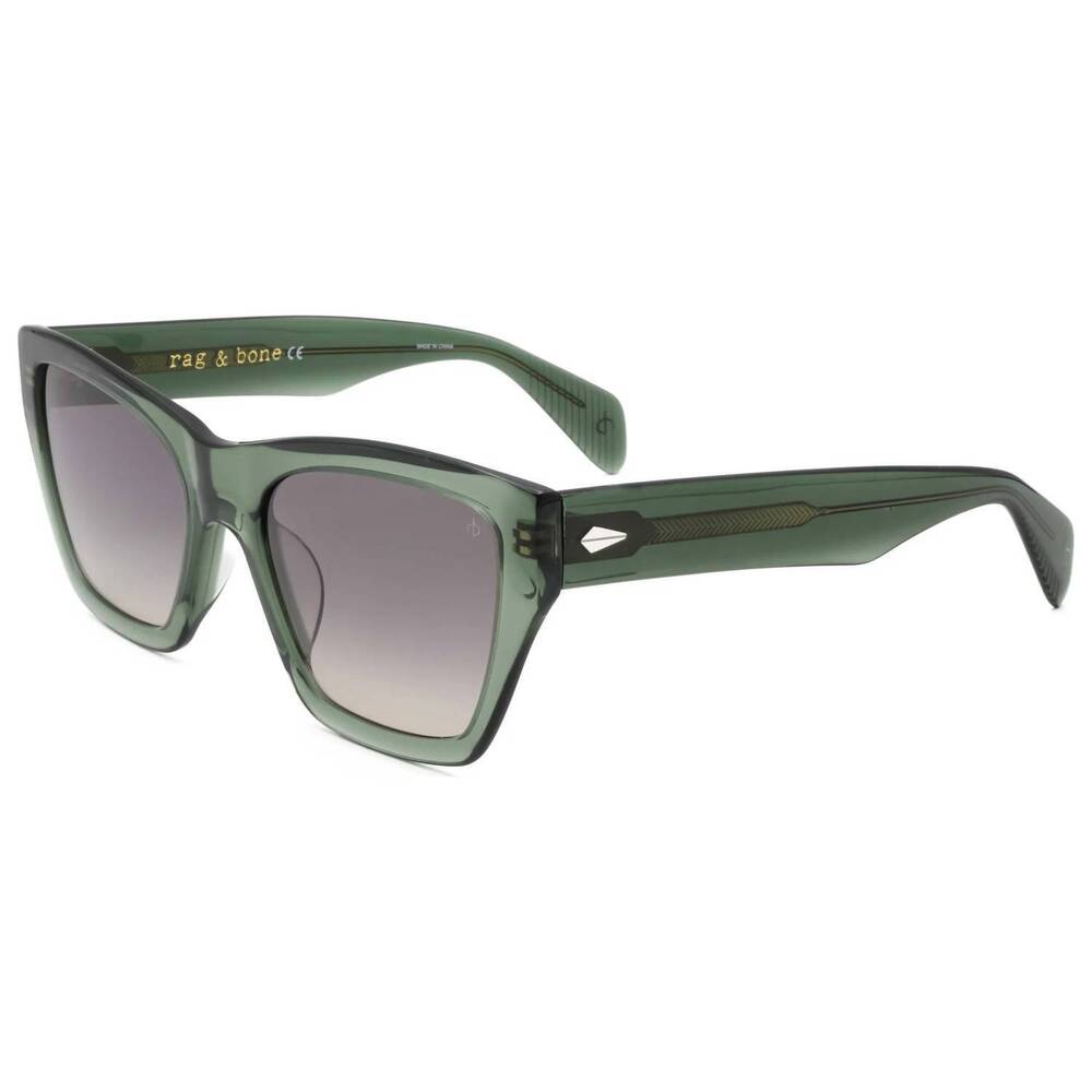 NEW RAG & BONE women's full rim cat eye sunglasses in green